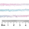 Transparent Painted Glass Beads Strands DGLA-A034-T1mm-A22-3