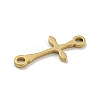 Ion Plating(IP) 201 Stainless Steel Connector Charms STAS-S146-04G-2
