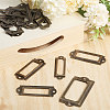 75 Sets 3 Styles Iron Label Frame IFIN-GL0001-01-4