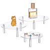3Pcs 3 Sizes Round Acrylic Display Riser Holder ODIS-WH0030-247-1