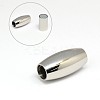 Tarnish Resistant 304 Stainless Steel Magnetic Clasps with Glue-in Ends LS-STAS-K006-27C-1