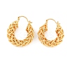 Brass Hoop Earring for Women EJEW-L288-002G-2