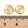 Brass Micro Pave Cubic Zirconia Beads KK-P283-22G-3