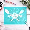 Self-Adhesive Silk Screen Printing Stencil DIY-WH0173-028-5