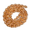 Transparent Glass Beads Strands EGLA-N013-T8mm-D21-2