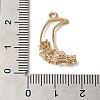 Brass Micro Pave Cubic Zirconia Pendants KK-F865-11G-3
