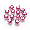 304 Stainless Steel Enamel Charms LS-STAS-O123-B-07P-1