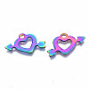 Ion Plating(IP) 201 Stainless Steel Pendants LS-STAS-S119-135-3