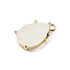 Natural Quartz Crystal Faceted Pendants G-M431-16G-04-2
