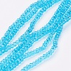 Transparent Glass Beads Strands GLAA-R135-2mm-08-1