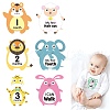 Newborn Monthly Milestone Stickers DIY-H127-B09-6