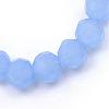 Imitation Jade Glass Bead Strands GLAA-R166-4mm-03D-2