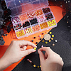 450Pcs 15 Style Drawbench Glass Beads Strands DGLA-PH0001-11-6