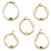 Brass Multi-strand Bracelets BJEW-M056-09G-2