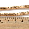 Electroplated Natural Lava Rock Beads Strands G-I360-J01-02-4