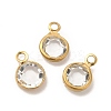 Ion Plating(IP) 304 Stainless Steel with Glass Charms STAS-G305-11G-04-3