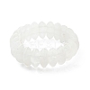 Bicone Natural Quartz Crystal Beads Stretch Bracelets for Women Men BJEW-C097-05J-4
