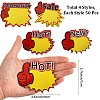 4 Bags 4 Styles Explosive Shape & Word NEW Blank Signs Sales Price Label Tags DIY-DJ0005-38-2