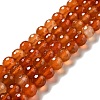 Natural Carnelian Beads Strands G-E571-35B-1