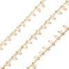 Round Glass Beaded Chains CHS-P016-35G-01-1