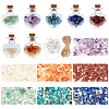 14Pcs Heart Transparent Glass Bottles AJEW-FH0001-78-1