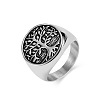 Retro Stainless Steel Tree of Life Finger Ring FIND-PW0020-06D-AS-1