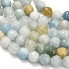 Natural Aquamarine Beads Strands G-L642-F05-12mm-4