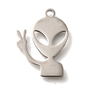 201 Stainless Steel Pendants STAS-R136-04P-1