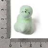 Flocking Opaque Resin Pendants RESI-G123-01H-3