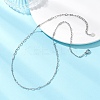 2.5MM 304 Stainless Steel Column Link Paperclip Chain Necklaces NJEW-JN05832-1