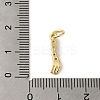 Brass Micro Pave Clear Cubic Zirconia Pendants KK-R162-016A-G-3