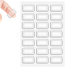 32Pcs Transparent Acrylic Double-sided Adhesive Stickers FIND-WH0139-98C-1