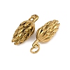 304 Stainless Steel Pendants STAS-B096-02G-02-2