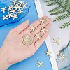 20Pcs 304 Stainless Steel Pendants STAS-UN0028-67-2