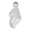304 Stainless Steel Pendants STAS-L022-255P-1