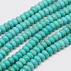 Synthetic Turquoise Beads Strands TURQ-G109-4x2mm-06-1