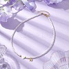 Brass Micro Pave Grade AAA Cubic Zirconia Letter Pendant Necklaces NJEW-JN04771-23-2