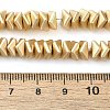 Matte Electroplated Synthetic Non-magnetic Hematite Beads Strands G-L606-F01-01B-4