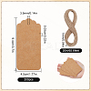 200Pcs Blank Kraft Paper Gift Tags CDIS-SP0001-10D-2