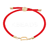 1Pc Adjustable Nylon Cord Slider Bracelets for Women BJEW-LP0001-32D-02-1