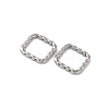 304 Stainless Steel Twisted Linking Rings STAS-L300-006D-P-2