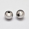Rack Plating Brass Round Spacer Beads X1-KK-I601-3mm-P-RS-1