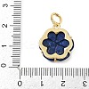 Dyed Natural Lapis Lazuli Carved Pendants G-G330-01G-10-3