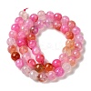 Dyed & Heated Natural Dragon Veins Agate Beads Strands G-P539-A01-02-3