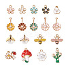 Craftdady 68pcs Alloy Enamel Pendants FIND-CD0001-22-1