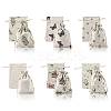 24Pcs 6 Colors Polycotton(Polyester Cotton) Packing Pouches Drawstring Bags ABAG-FS0001-12-2