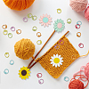 Sunflower Silicone Knitting Needle Point Protectors DIY-NB0010-91-5