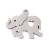 Non-Tarnish 201 Stainless Steel Pendants STAS-K003-04P-2