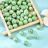 Glazed Porcelain Round Beads X-PORC-S489-8mm-09-5