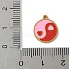 304 Stainless Steel Enamel Charms STAS-P388-19K-G-3